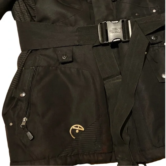 The North Face Steep Tech Black Ski Jacket Size S Vintage Ski Men’s 600 - Picture 7 of 12